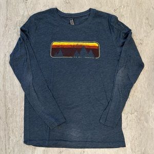 Big Sky graphic long sleeve tee